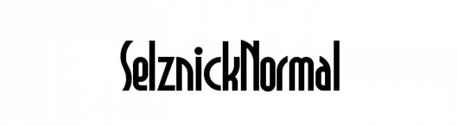 SelznickNormal  les polices de caractères gratuit tlcharger