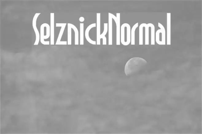 SelznickNormal Caratteri examples