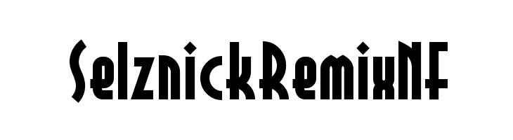 SelznickRemixNF  नि: शुल्क फ़ॉन्ट्स डाउनलोड