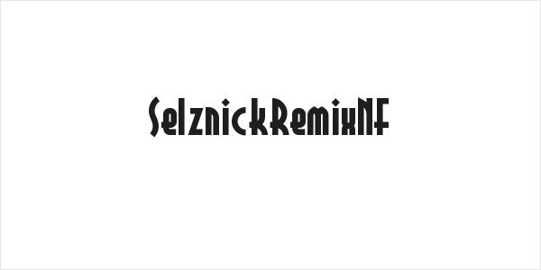 SelznickRemixNF Logo