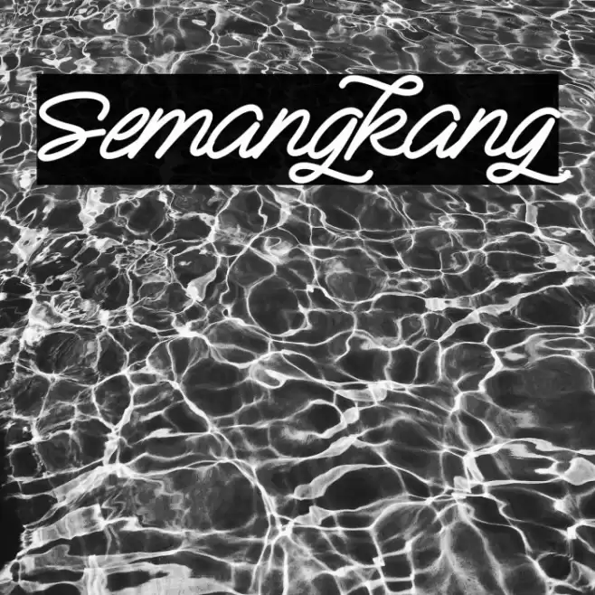 Semangkang Font examples
