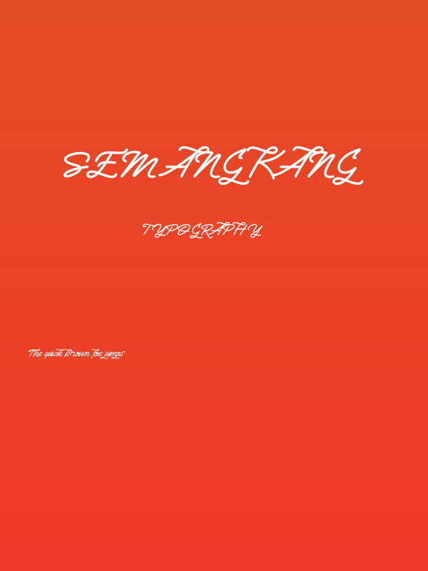 Semangkang Poster