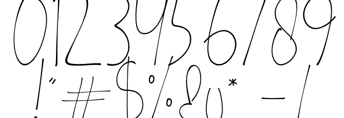 SemayaneHandwriting Font OTHER CHARS