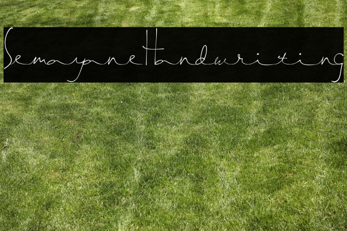 SemayaneHandwriting Example 1