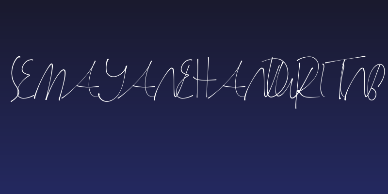 SemayaneHandwriting Social Header