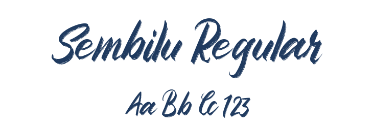 Sembilu Regular Font Preview