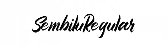 Sembilu Regular Polices