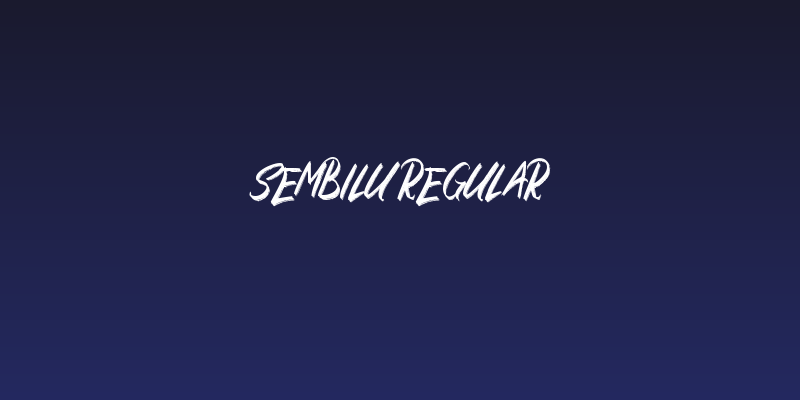Sembilu Regular Social Header