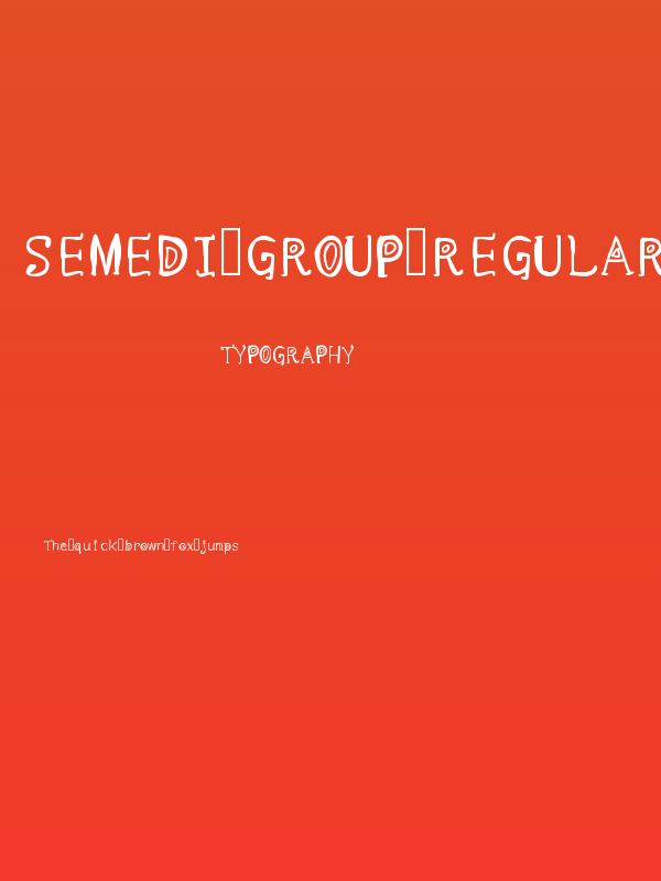 Semedi Group Regular Poster