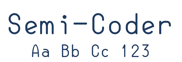 Semi-Coder Font Preview