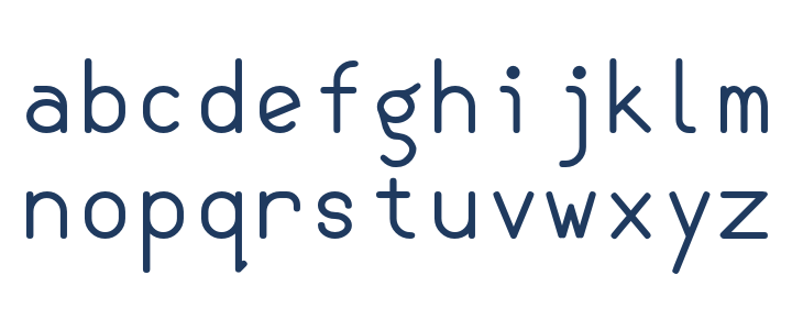 Semi-Coder Lowercase