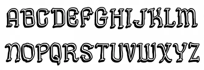 Semi Cursive Gut Schriftart Groß