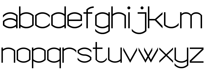 Semi Rounded Sans Serif 7 フォント 小文字