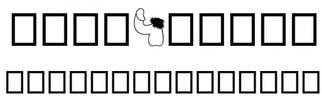 Semi Shaft Font OTHER CHARS