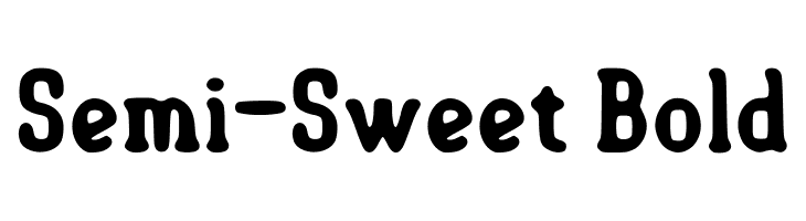 Semi-Sweet Bold  Descarca Fonturi Gratis