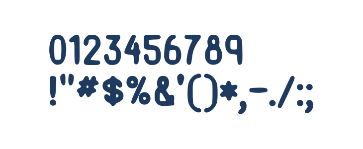 Semi-Sweet Bold Other Characters