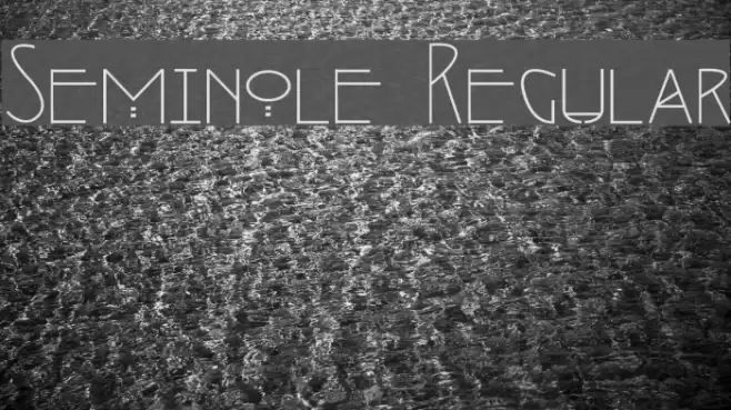 Seminole Regular Font examples