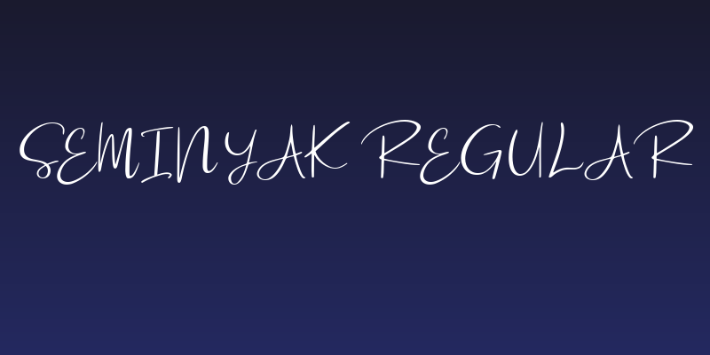 Seminyak Regular Social Header