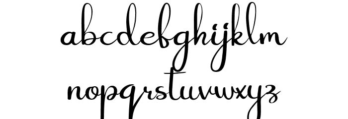 Seminyak Regular Font LOWERCASE