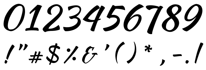 Seminyak Schriftart Anderer Schreiben
