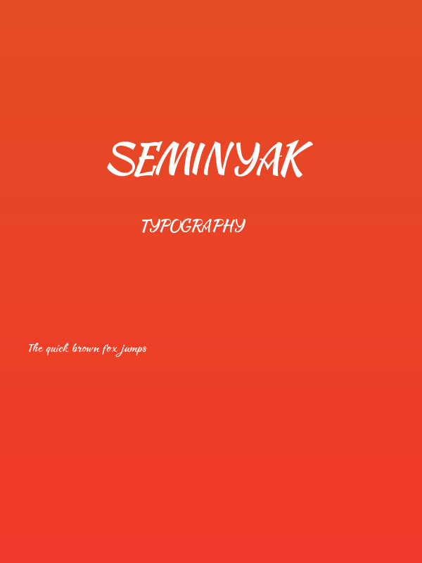 Seminyak Poster