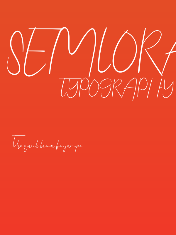 Semiora Demo Poster