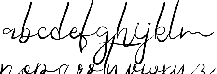 Semiora Demo Font LOWERCASE
