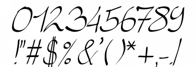 SemirResimovicRukopisniFONT Font OTHER CHARS