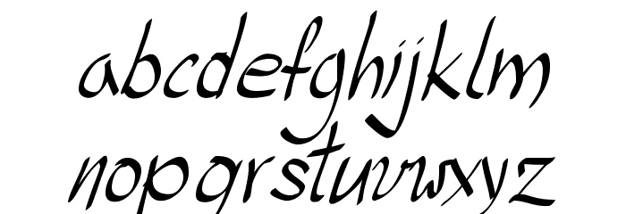 SemirResimovicRukopisniFONT Font LOWERCASE