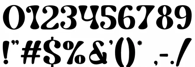 Semisonic Font OTHER CHARS