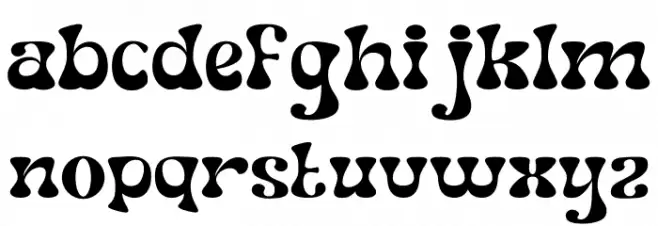 Semisonic Font LOWERCASE
