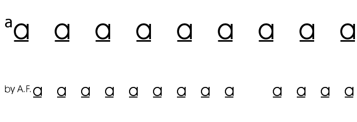 Semitische-Lautschrift Font OTHER CHARS