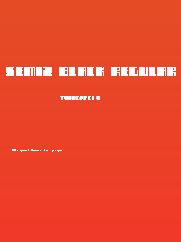 Semiz black Regular Poster