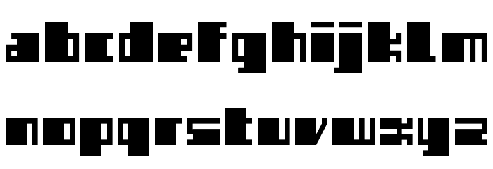 Semiz black Regular Font LOWERCASE