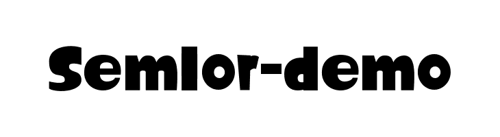 Semlor-demo Font