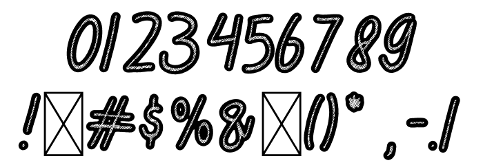 Semongko Engraved Font OTHER CHARS