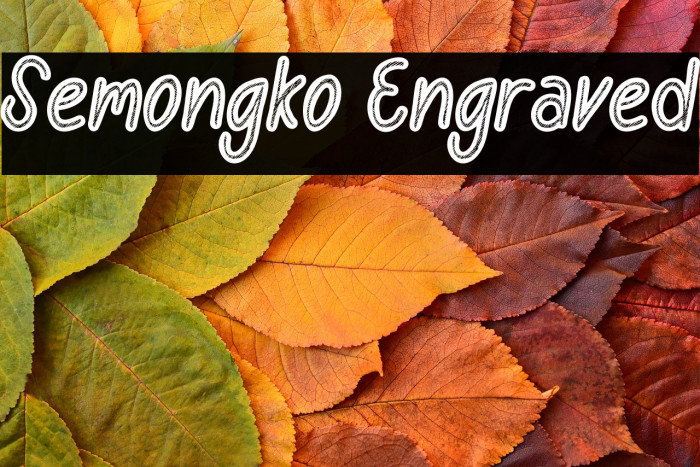 Semongko Engraved Example 2