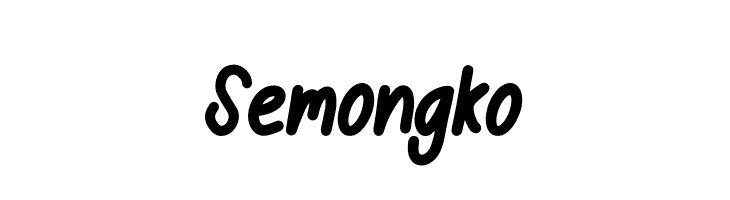 Semongko  नि: शुल्क फ़ॉन्ट्स डाउनलोड