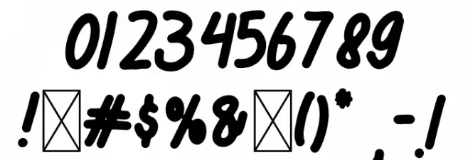 Semongko Font OTHER CHARS