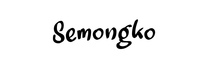 Semongko  Descarca Fonturi Gratis