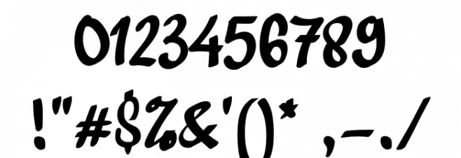 Semongko Font OTHER CHARS