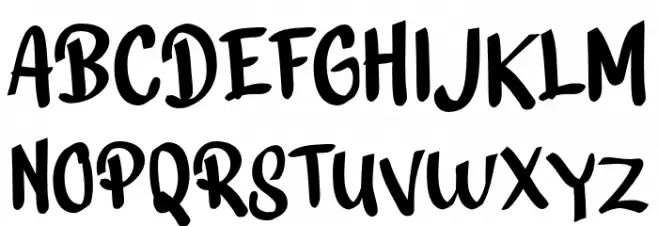 Semongko Шрифта ВЕРХНИЙ