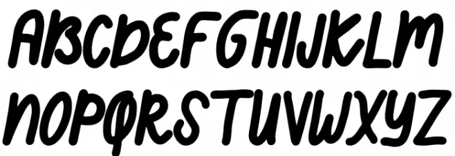 Semongko Schriftart Groß