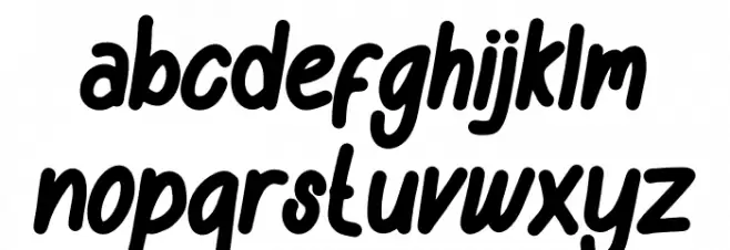 Semongko Caratteri MINUSCOLO