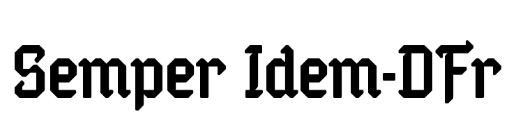 Semper Idem-DFr  Fuentes Gratis Descargar