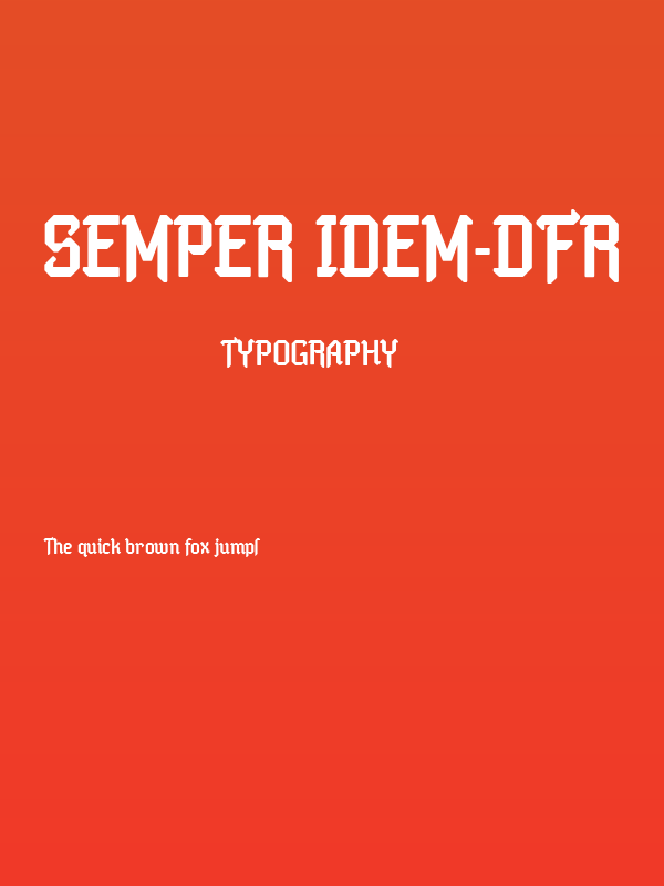 Semper Idem-DFr Poster