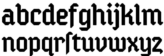 Semper Idem-DFr Font LOWERCASE