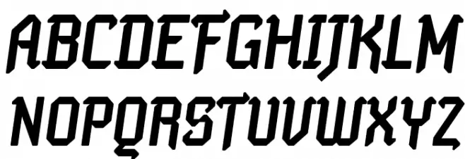 Semper Idem-Italic フォント 大文字