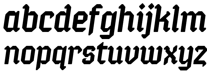 Semper Idem-Italic Шрифта строчной
