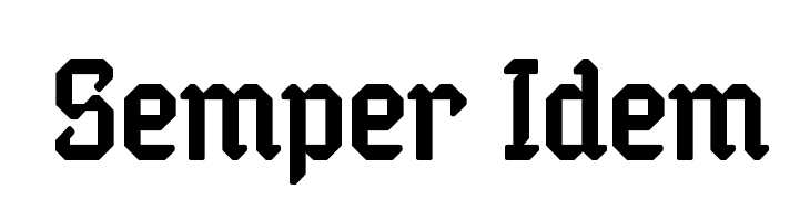Semper Idem  font caratteri gratis